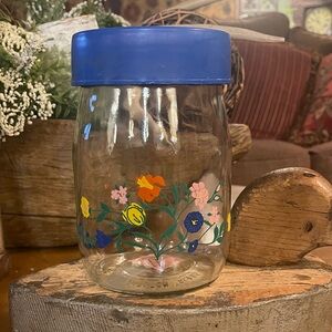 Vintage Carlton Blue Canister 1980’s